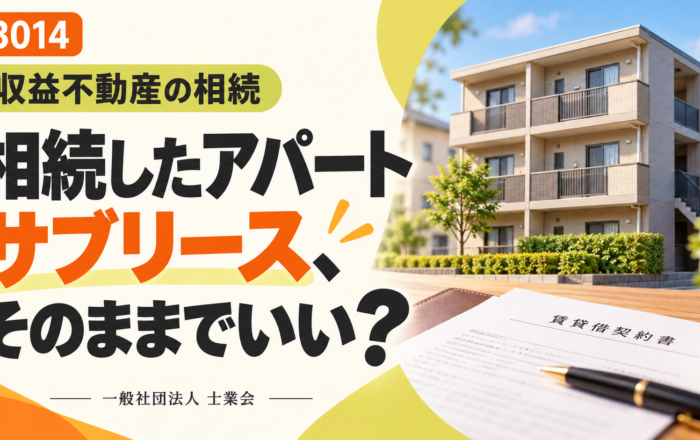 相続したアパートのサブリース、そのまま続けてはダメなのですか？
