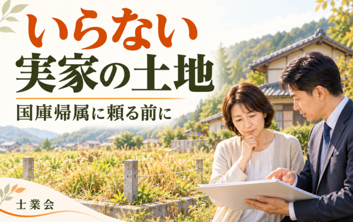 いらない実家の土地、相続土地国庫帰属制度に頼ればいいと考えてはダメなのですか？