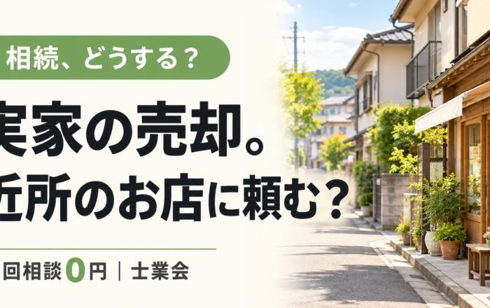 相続した実家、近所の不動産屋さんに頼んではダメなのですか？