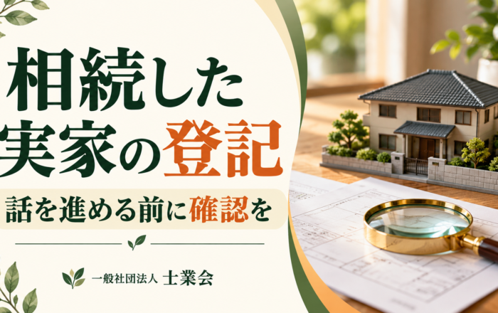 相続した実家、登記簿を見ないまま話を進めてはダメなのですか？