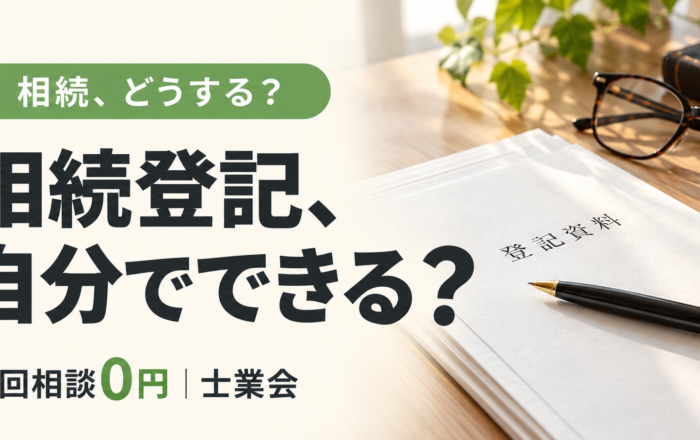 相続登記を自分でやってはダメなのですか？